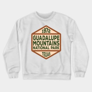 Guadalupe Mountains National Park badge Crewneck Sweatshirt